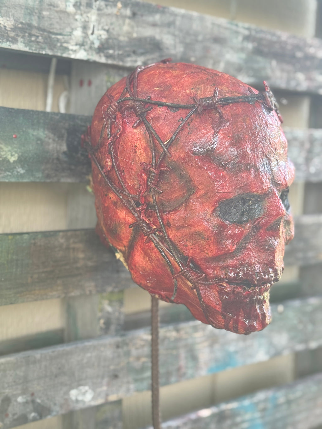 Wirebound – Overhauled Industrial Slasher Skull Mask